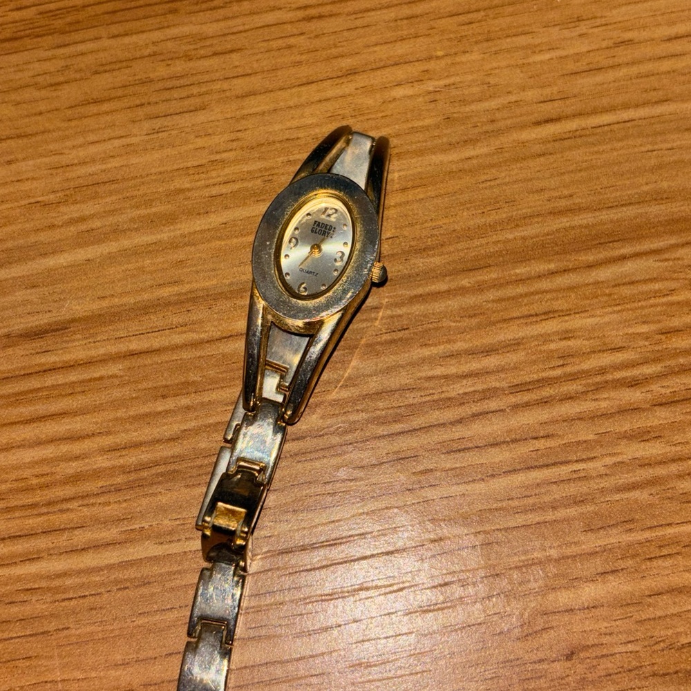 Faded Glory Women's Two-Tone Watch